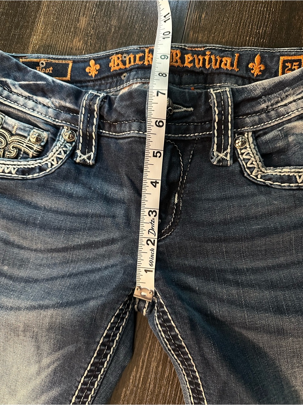 Rock Revival Bootcut Jeans - Size 25 - Picture 10 of 11